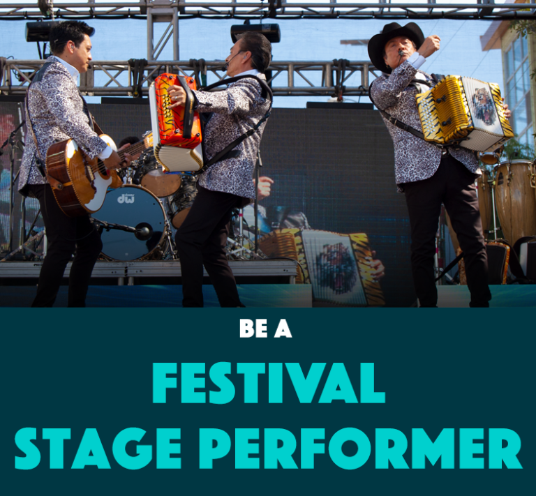 Be a Festival Stage Performer