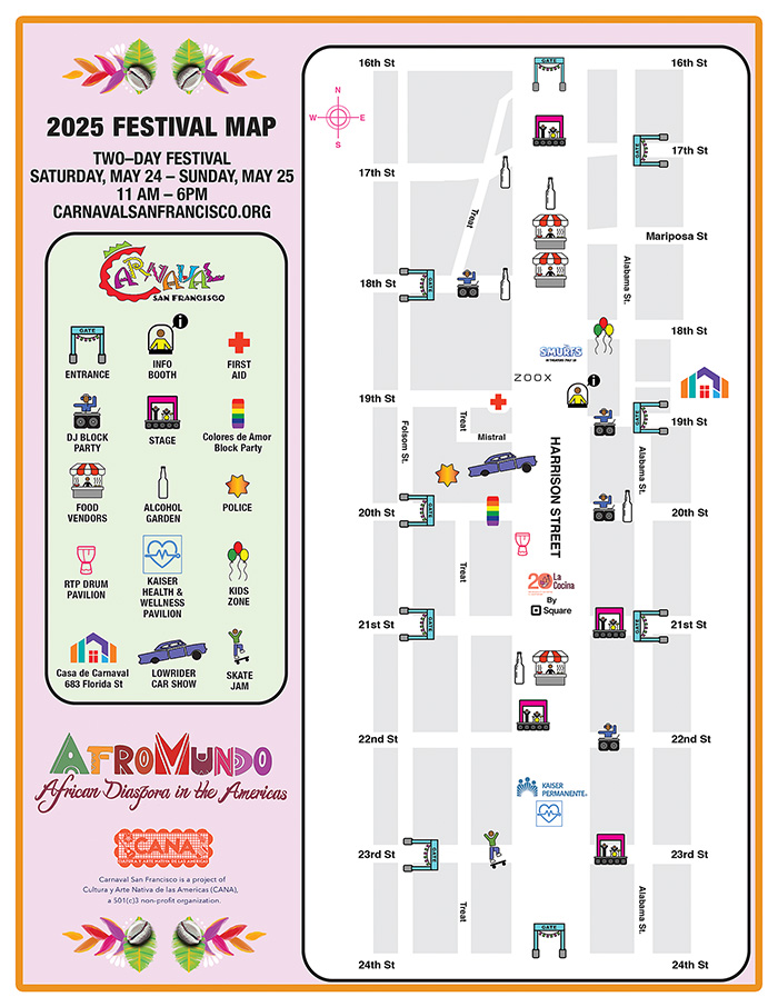 2025 Festival Map
